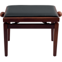 BANQUETA PIANO DELUXE PB100 MADERA - NOGAL/NEGRA MATE