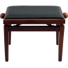 BANQUETA PIANO DELUXE PB100 MADERA - NOGAL/NEGRA MATE