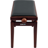 BANQUETA PIANO DELUXE PB100 MADERA - NOGAL/NEGRA MATE