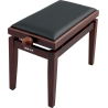 BANQUETA PIANO DELUXE PB100 MADERA - NOGAL/NEGRA MATE