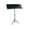 Atril de orquesta. Dos hojas portacuadernos adicionales plegables