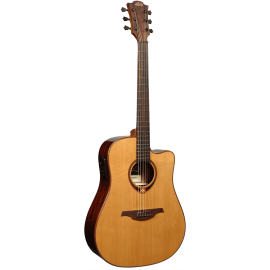 GUITARRA ACÚSTICA LÂG DREADNOUGHT CUTAWAY TRAMONTANE 118 A/E - NATURAL