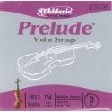 Corda Violí D'addario Prelude Re 1/4
