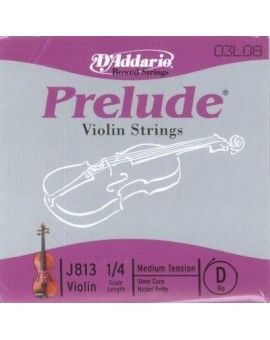 Corda Violí D'addario Prelude Re 1/4