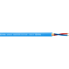 Bobina cable micrófono 2 x 0,22 mm² 100 m azul