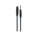 Cable de 5 metros de largo. Jack macho simétrico a XLR hembra