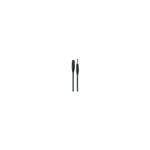 Cable de 5 metros de largo. Jack macho simétrico a XLR hembra