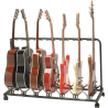 SOPORTE GUITARRA 7 UNIDADES CON RUEDAS