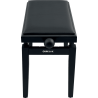 BANQUETA PIANO DELUXE PB100 MADERA - NEGRA MATE