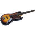 Bajo eléctrico Eko Starter JB300 de 5 cuerdas - Sunburst