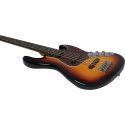 Bajo eléctrico Eko Starter JB300 de 5 cuerdas - Sunburst