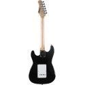 Guitarra eléctrica Eko Starter ST100 formato 3/4 tipo Strat - Negra