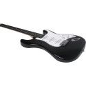 Guitarra eléctrica Eko Starter ST100 formato 3/4 tipo Strat - Negra