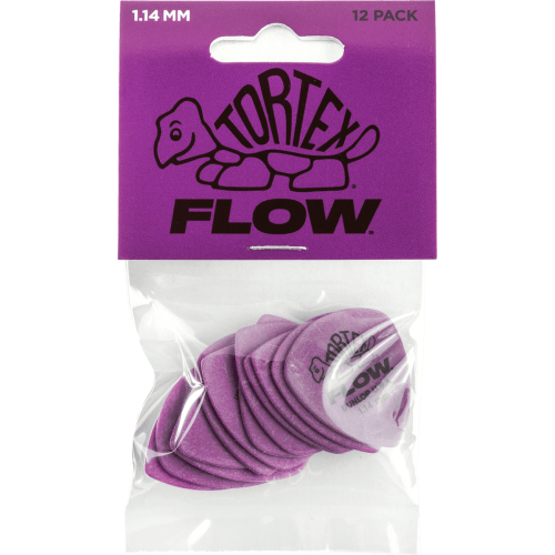 PACK 12 PÚAS TORTEX FLOW - 1.14  MM
