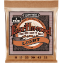 JUEGO ACÚSTICA EARTHWOOD 92/8 PHOSPHOR BZ. LIGHT 11-52 TRIPACK (3)