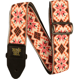 CORREA GUIT/ BAJO JACQUARD - CINNAMON NEEDLEPOINT