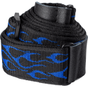 CORREA GUIT/BAJO JACQUARD - AZUL FLAMEADO