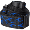 CORREA GUIT/BAJO JACQUARD - AZUL FLAMEADO