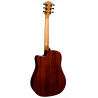 GUITARRA ACÚSTICA LÂG DREADNOUGHT CUTAWAY TRAMONTANE 118 A/E - BROWN SHADOW