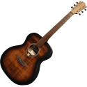 GUITARRA ACÚSTICA LÂG AUDITORIUM TRAMONTANE 70 - BLACK & BROWN