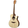GUITARRA ACÚSTICA LÂG AUDITORIUM CUTAWAY TRAMONTANE 70 A/E - NATURAL