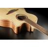 GUITARRA ACÚSTICA LÂG AUDITORIUM CUTAWAY TRAMONTANE 70 A/E - NATURAL