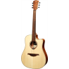 GUITARRA ACÚSTICA LÂG DREADNOUGHT CUTAWAY TRAMONATNE 70 - NATURAL