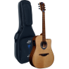 GUITARRA ACÚSTICA DREADNOUGHT TRAMONTANE HYVIBE 10 A/E CUTAWAY - FUNDA DELUXE