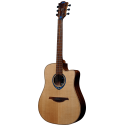 GUITARRA ACÚSTICA DREADNOUGHT TRAMONTANE HYVIBE 10 A/E CUTAWAY - FUNDA DELUXE