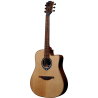 GUITARRA ACÚSTICA DREADNOUGHT TRAMONTANE HYVIBE 10 A/E CUTAWAY - FUNDA DELUXE