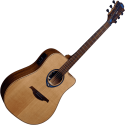 GUITARRA ACÚSTICA DREADNOUGHT TRAMONTANE HYVIBE 10 A/E CUTAWAY - FUNDA DELUXE