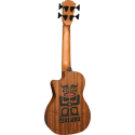 UKELELE LAG TIKI UKU MINI BASS CUTAWAY ELETROACUSTICO