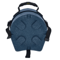 ESTUCHE HARDCASE CAJA 14" FULL FOAM LINING - AZUL GRANITO