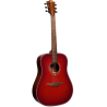 GUITARRA ACÚSTICA LAG DREADNOUGHT - EDICIÓN LIMITADA RED BURST