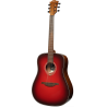 GUITARRA ACÚSTICA LAG DREADNOUGHT - EDICIÓN LIMITADA RED BURST