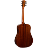 GUITARRA ACÚSTICA LAG DREADNOUGHT - EDICIÓN LIMITADA RED BURST