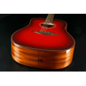 GUITARRA ACÚSTICA LAG DREADNOUGHT - EDICIÓN LIMITADA RED BURST