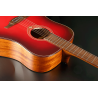 GUITARRA ACÚSTICA LAG DREADNOUGHT - EDICIÓN LIMITADA RED BURST