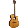 GUITARRA ACÚSTICA LÂG AUDITORIUM SLIM CUTAWAY TRAMONTANE 118 A/E - NATURAL
