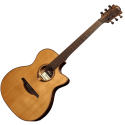 GUITARRA ACÚSTICA LÂG AUDITORIUM SLIM CUTAWAY TRAMONTANE 118 A/E - NATURAL
