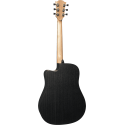 GUITARRA CÚSTICA LÂG DREADNOUGHT CUTWAY TRAMONATNE 70 A/E - BLACK & BROWN