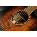 GUITARRA CÚSTICA LÂG DREADNOUGHT CUTWAY TRAMONATNE 70 A/E - BLACK & BROWN