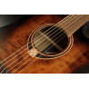 GUITARRA CÚSTICA LÂG DREADNOUGHT CUTWAY TRAMONATNE 70 A/E - BLACK & BROWN