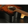 GUITARRA CÚSTICA LÂG DREADNOUGHT CUTWAY TRAMONATNE 70 A/E - BLACK & BROWN