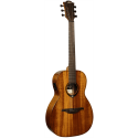 GUITARRA ACÚSTICA LÂG PARLOR A/E TRAMONTANE 98 - CAOBA
