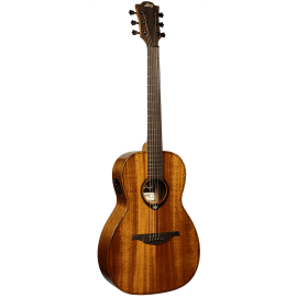 GUITARRA ACÚSTICA LÂG PARLOR A/E TRAMONTANE 98 - CAOBA