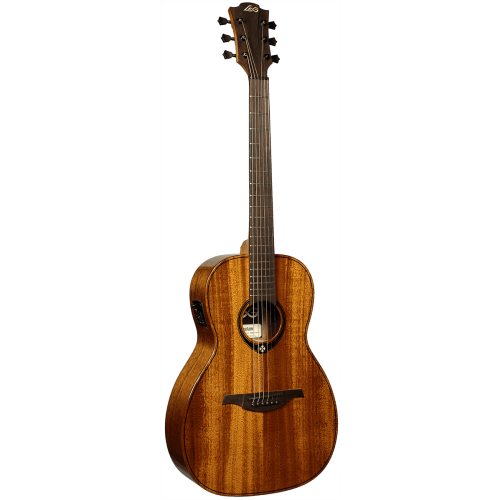 GUITARRA ACÚSTICA LÂG PARLOR A/E TRAMONTANE 98 - CAOBA