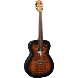 GUITARRA ACUSTICA LAG NYLON AUDITORIUM BLACK & BROWN