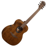 GUITARRA ACÚSTICA LÂG TRAVEL A/E BLUE WAVE 1 - MARRÓN