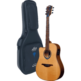 GUITARRA ACÚSTICA DREADNOUGHT TRAMONTANE HYVIBE 15 A/E CUTAWAY (ZURDOS)